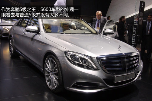 新款奔馳S600亮相北美車展 搭6.0L動力