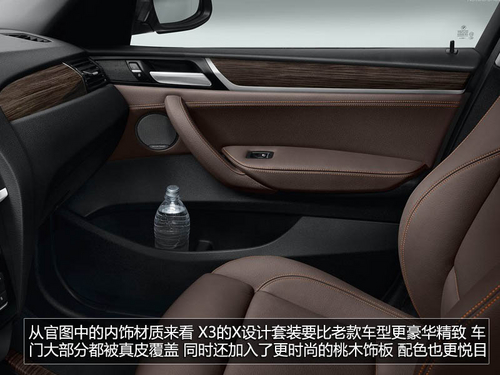 增加設計套裝/后輪驅動 新款寶馬X3解析