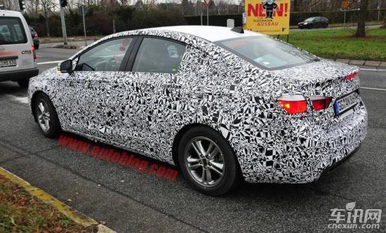 全新科魯茲路試諜照 有望2015年正式發(fā)布