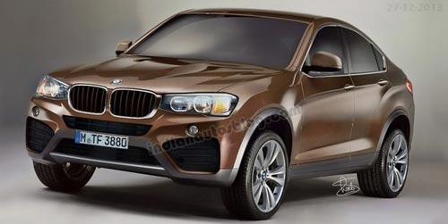 [海外車訊]寶馬X4量產版效果圖 日內瓦首發