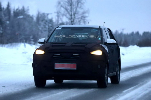 于4月份亮相 現代ix25小型SUV路試曝光