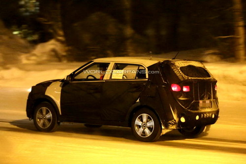 于4月份亮相 現代ix25小型SUV路試曝光