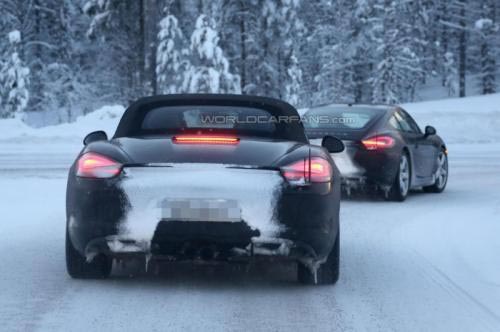 或登北京車展 曝保時(shí)捷Boxster GTS諜照
