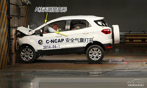長安福特翼搏C-NCAP碰撞測試結果出爐