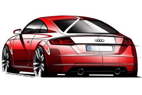 奧迪全新一代TT設計草圖