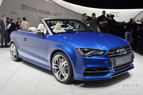 奧迪S3 Cabriolet日內(nèi)瓦車展實(shí)拍