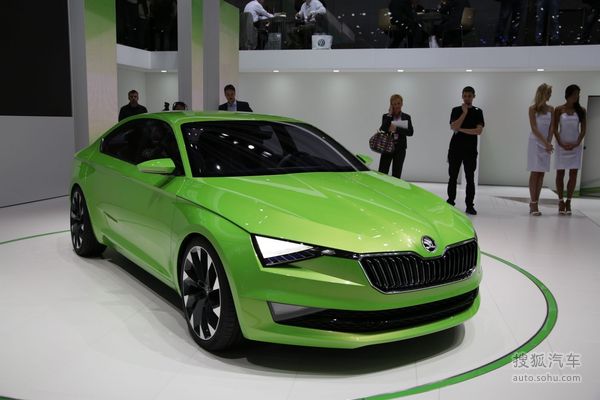 斯柯達(dá)VisionC概念車日內(nèi)瓦車展實(shí)拍