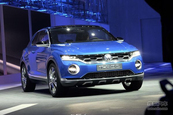 大眾T-ROC概念車日內(nèi)瓦車展實(shí)拍