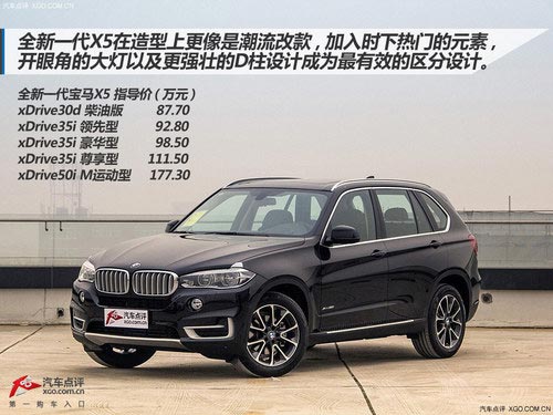 推薦首選豪華型 全新寶馬X5購買指南