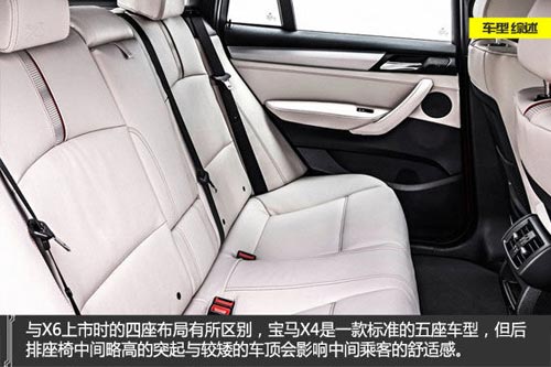 X4是一款標準的五座車型