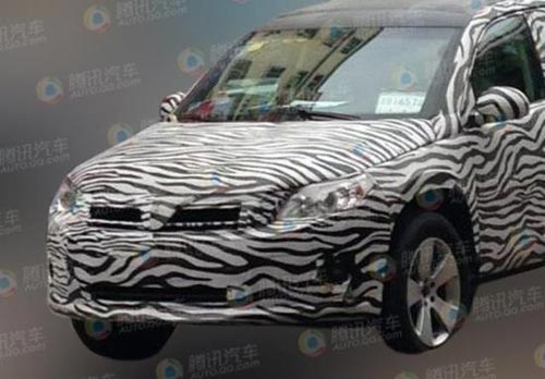 福田全新城市SUV諜照曝光 形似大眾途觀
