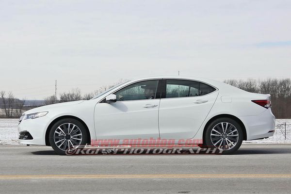 量產版謳歌TLX低偽照 年內上市/將取代TL 量產版謳歌TLX低偽照 年內上市/將取代TL