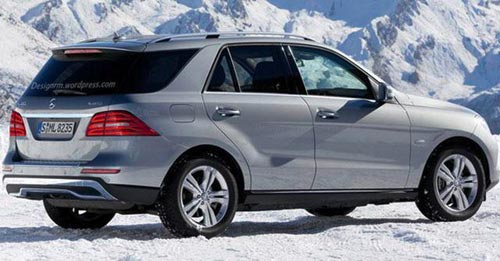 [海外車訊]奔馳改款ML外觀效果圖首曝光