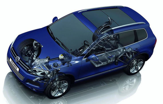 途銳四驅(qū)系統(tǒng)示意圖